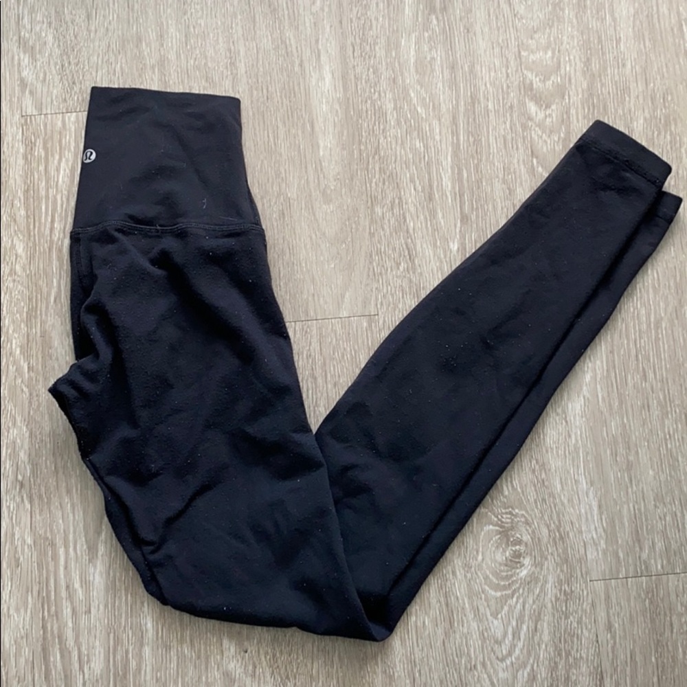 Lululemon thick black leggings